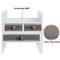 Wood Expandable Desktop Bookshelf Counter Bookcase Adjustable with Drawers Desktop Shelves Rack Storage Organizer for Office Supplies,Makeup,White.Petent Pending